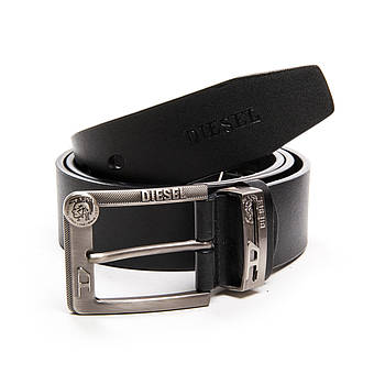 Ремінь Чоловічої шкіри DS-30038-2 black.Купити чоловічі ремені гуртом і в роздріб.