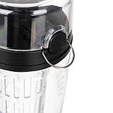 Пляшка для води TRIZAND 1 л з фруктовим фільтром, чохлом і кришкою, фото 7