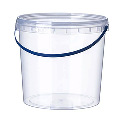Відро прозоре харчове 3 л. (Круг/Высокое), 1/200