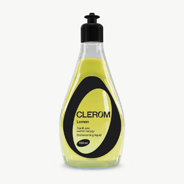 Бальзам для миття посуду ТМ "Clerom" Lemon 950 мл, фото 1