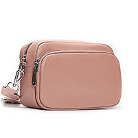 Жіноча шкіряна клатч сумка 3803 pink. Купити жіночі сумки гуртом і в роздріб із натуральної шкіри в Україні, фото 2