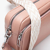 Жіноча шкіряна клатч сумка 3803 pink. Купити жіночі сумки гуртом і в роздріб із натуральної шкіри в Україні, фото 4