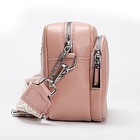 Жіноча шкіряна клатч сумка 3803 pink. Купити жіночі сумки гуртом і в роздріб із натуральної шкіри в Україні, фото 6