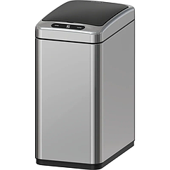 Відро для сміття сенсорне прямокутне Koer TC-020408-02 8 л колір нержавійка (KR5588)