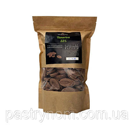 Шоколад молочний Tanariva 33% Valrhona 1 кг, фото 1