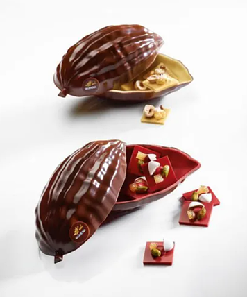 Форма "Какао боб середній" 16 см Valrhona 1 шт, фото 2