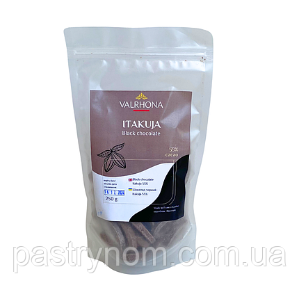Шоколад чорний Itakuja 55% Valrhona 250 г, фото 1