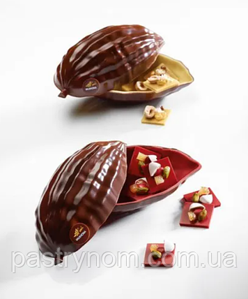 Форма "Какао боб маленький" 13,5 см Valrhona 1 шт, фото 3