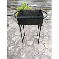 Мангал на 6 шампурів зі знімними ніжками M6-2N