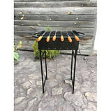 Мангал на 6 шампурів зі знімними ніжками M6-4N, фото 3