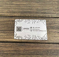 Візитка з нержавіючої сталі 2