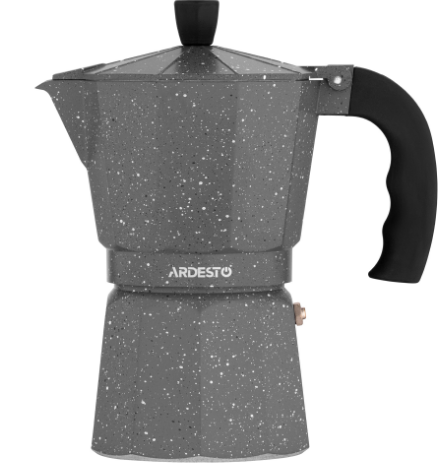 Гейзерна кавоварка ARDESTO Gemini Molise 3 чашки AR0803AGS, фото 1
