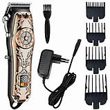 Машинка для стрижки волосся бездротова Kemei KM-2617 (KM-2617_645), фото 3