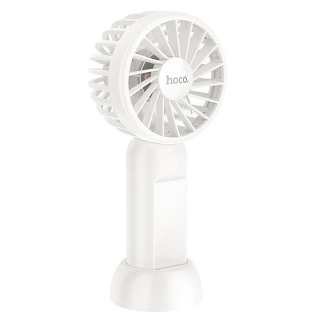 Портативний вентилятор Hoco HX60 Nimble portable handheld fan 1200 mAh White