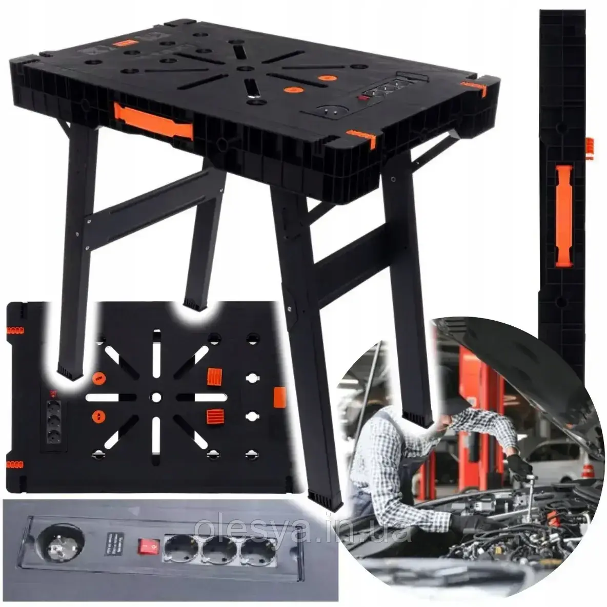 Універсальний робочий стіл , верстат для майстерні та дому Kraft&Dele KD10746, фото 1