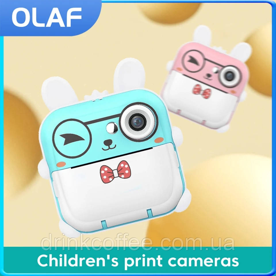 Портативний принтер Mini з екраном + відео/фото для дітей, фото 1