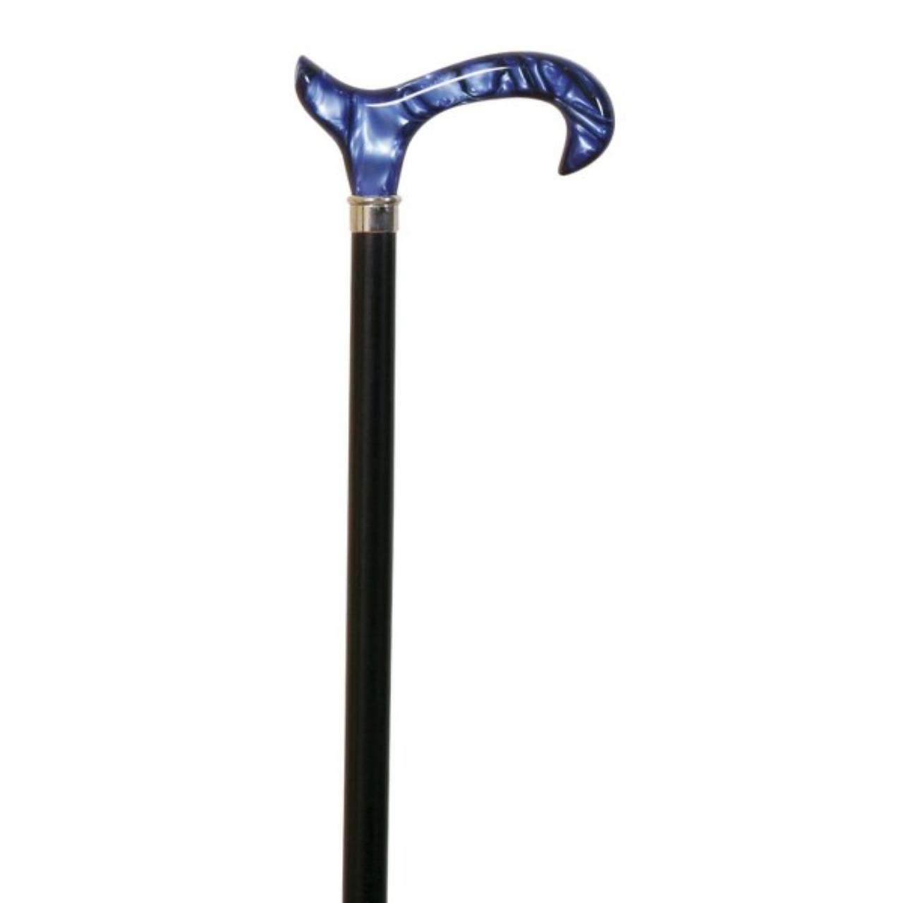 Палиця з чорного бука із синьою ручкою Derby з метакрилату Garcia 231 (Іспанія), фото 1