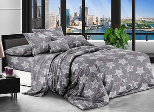 Постільна білизна бязь двоспальний комплект розмір 175х215 см малюнок квіти