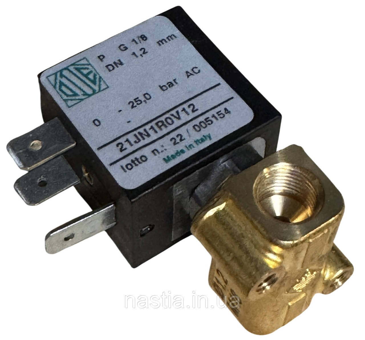 L 5213218311 Електроклапан гарячої води(ECAM), 230V, 15 bar, на 2 входи, DeLonghi, фото 1