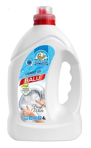 Засіб для прання білої білизни BALU Fresh White 4 л, фото 1