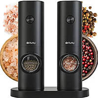 Набір електричних млинків Ruhhy 25558 для перцю та солі, 2 шт, з підсвіткою