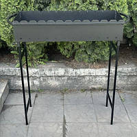 Мангал на 12 шампурів зі знімними ніжками M12-4N