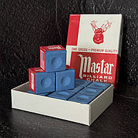 Набір крейди для більярду (12 шт) NORVA MASTER KS-1110 синій