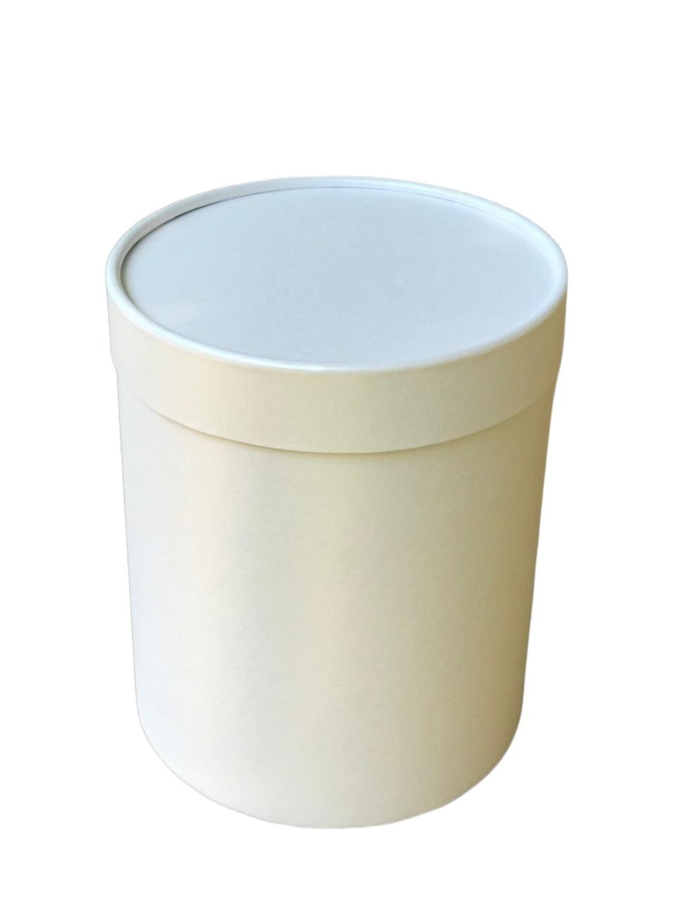 Набір коробок з завальцованой кришкой (крем перламутр), фото 1