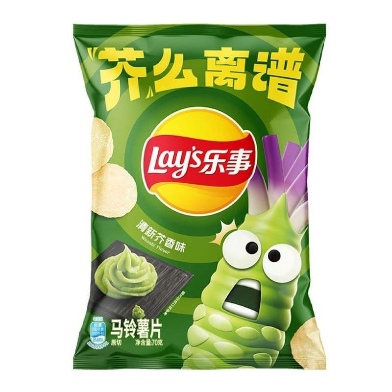 Чіпси Lay's Wasabi Potato Chips 70г, фото 1