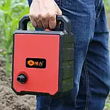 Акумуляторна помпа для води Pump-01 | 2 акумулятори, шланг 5 м, 8 режимів поливу, розпилювач, насос для поливу та миття, фото 4