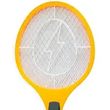 Електрична мухобійка-ракетка | USB акумулятор, безпечна 3-шарова сітка, 50×21 см, фото 8