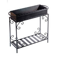 Мангал на 12 шампурів 3 мм на дровниці