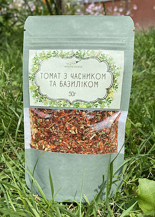 Суміш "Томат з часником та базиліком", 50г, фото 1