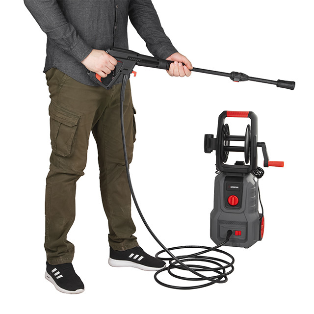 Мийка високого тиску 1800Вт, 6-7 л/хв, 100-140бар, шланг та дріт 5 м INTERTOOL DT-1516, фото 1