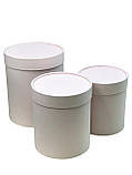 Набір коробок з завальцованой кришкой (пудра матова), фото 2
