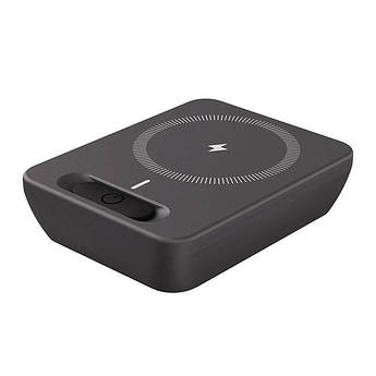 Повербанк знімний 6400 мАг, бездротова зарядка 15Вт INTERTOOL повербанк акумуляторний