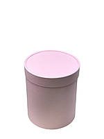 Набір коробок з завальцованой кришкой (рожевий перламутр)