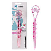 Щітка для очищення язика miradent Tong Clin De Luxe (рожева) 1 шт