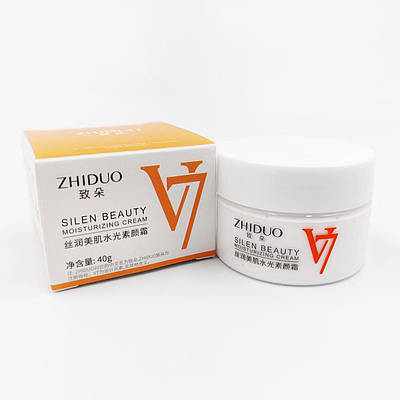 Крем для обличчя освітлюючий ZHIDUO, глибоке зволоження, 3 в 1 живильний крем, тональний крем, праймер, 40г