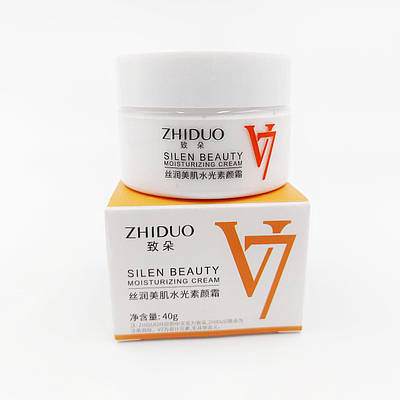 Крем для макіяжу в стилі Нюд ZHIDUO, глибоке зволоження, 3 в 1 живильний крем, тональний крем, праймер, 50г