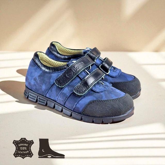 Анатомічні дитячі ортопедичні кросівки на липучках з супінатором 32 розмір, фото 1