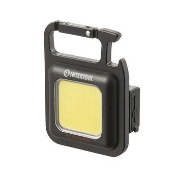 Брелок-ліхтар LED STORM INTERTOOL LB-0160 кишеньковий потужний