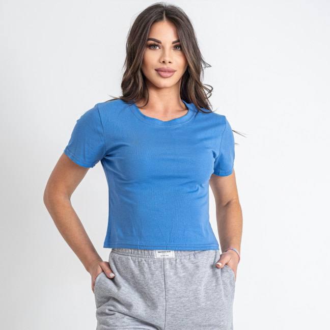 Жіноча базова футболка однотонна вільного фасону (р. 42-46) 18171301, фото 1