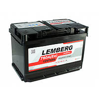 Автомобільний акумулятор LEMBERG battery Euro 12В 78Ah 780A(EN) R+ LB78-0