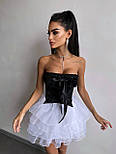 Жіноче плаття двійка пишна спідниця та корсет бюстьє без рукавів (р. S, M) 66036063Е, фото 5