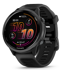 Годинник Garmin Forerunner 570 - 42mm Slate Grey Aluminium with Translucent Black/Black Band, фото 3