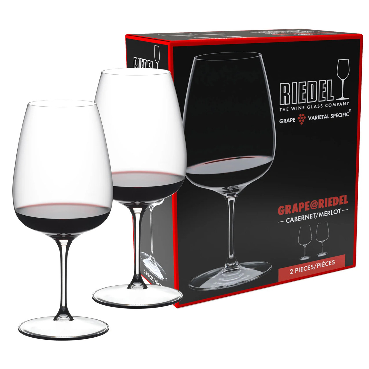 Набір келихів для вина Cabernet/Merlot Riedel Grape 830 мл 6424/0