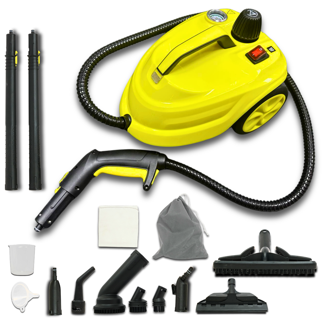 Пароочисник для дому універсальний Profter SC-618A (2000 Вт. 5 бар) +6 Насадок, фото 1