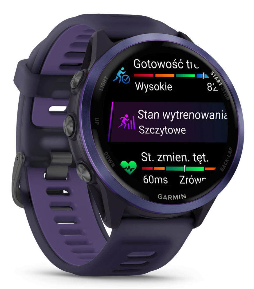 Годинник Garmin Forerunner 570 - 47mm Amp Yellow Aluminium with Translucent Whitestone/Turquoise Band