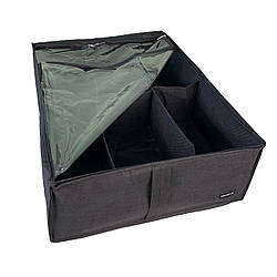 Органайзер ORGANIZE для взуття на 6 пар до 39 розміру 53х40х15 см (чорний)